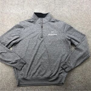 FootJoy Men's Charcoal Zip-Up Sweater (Troubadour)